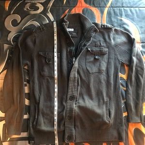 Angelo Litrico zipper sweater jacket size XL EUC